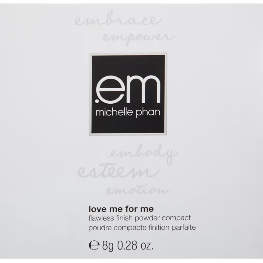 em michelle phan Love Me For Me Flawless Finish Powder Compact, Cafe 20 NIB